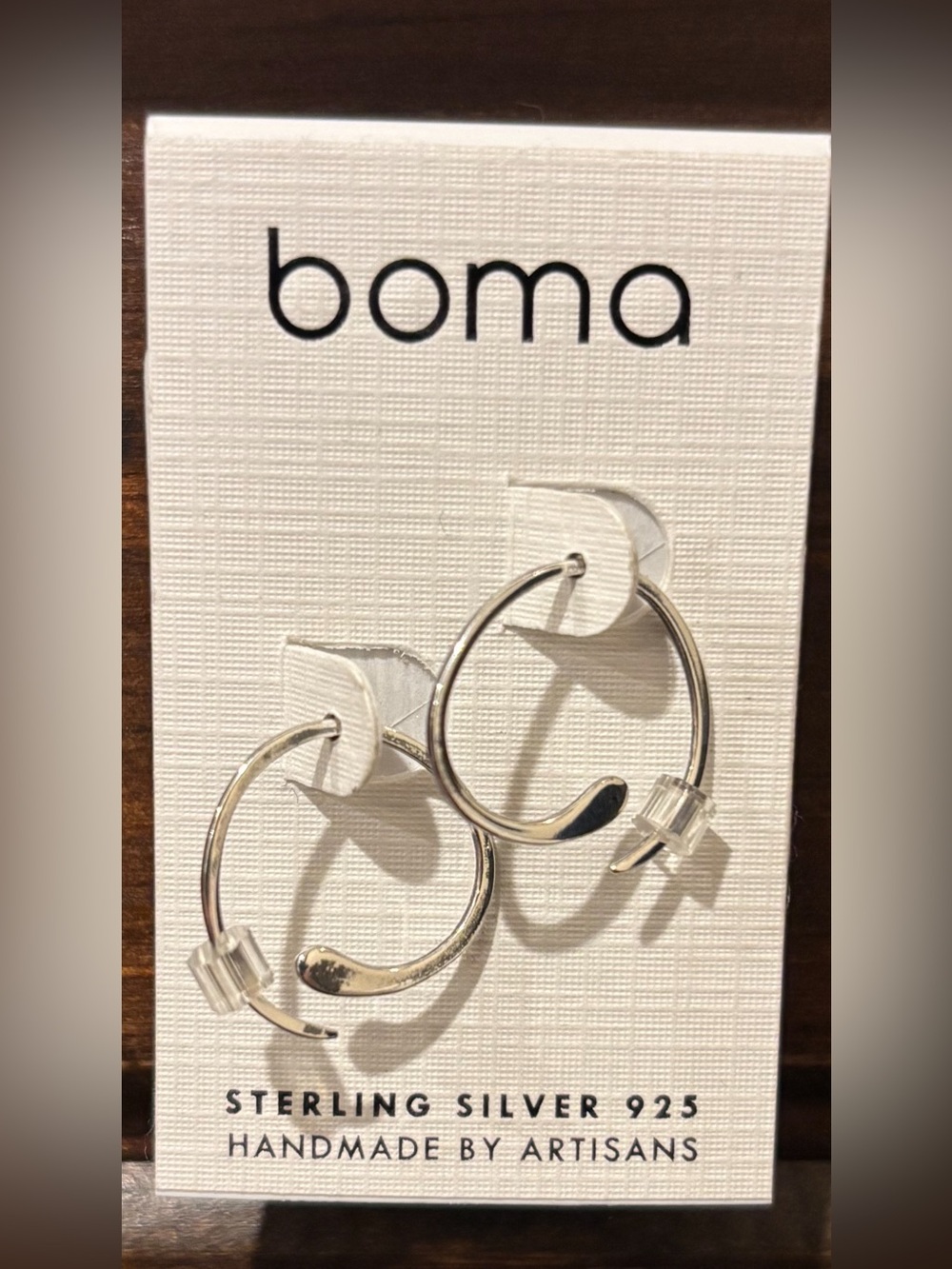 Sterling silver spiral earrings